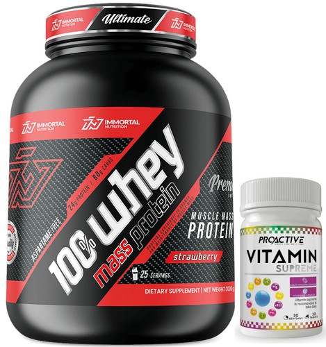 Immortal 100 whey - 100%, mass