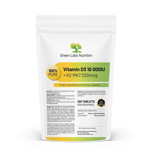 Vitamin 10000 k2 mk7 - vitamin, d3