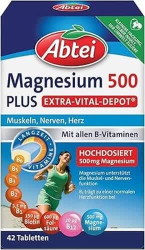 Abtei magnesium 500 - magnesium, mg