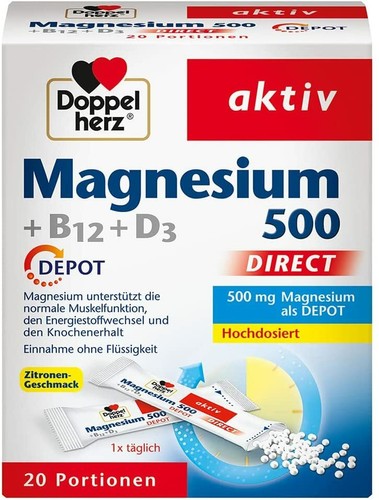 Doppelherz magnesium 500 - 500, +