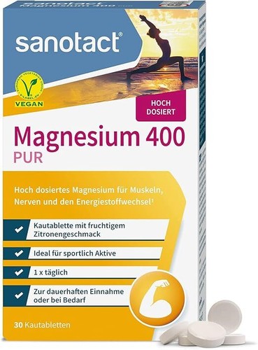 Sanotact magnesium 400 - magnesium, (30